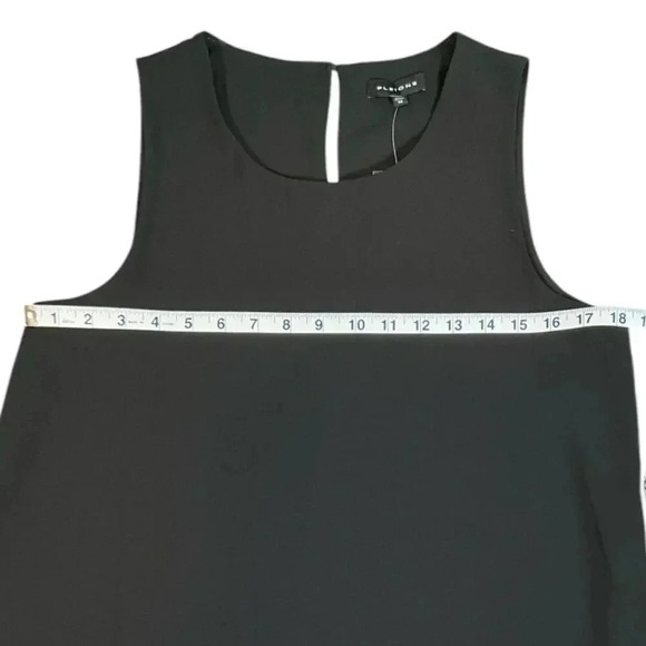 PLEIONE Double Layer Tank Top Black Size XS NWT Sheer Very Nice Layering Piece - Picture 6 of 9